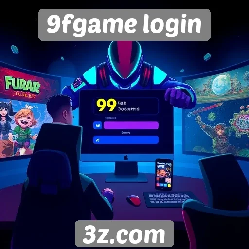 Exploração das funcionalidades do site 9fgame login