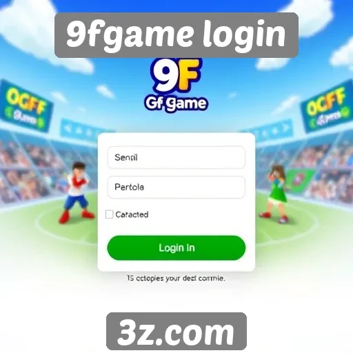 Facilidade de uso da interface do 9fgame login